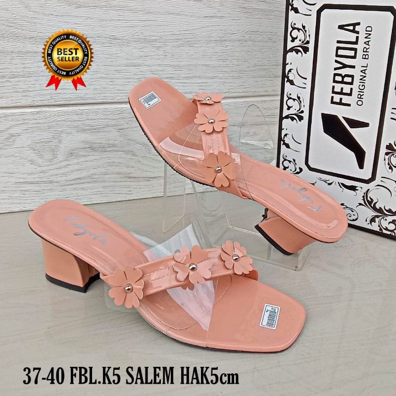 Sepatu hak tinggi 5cm febyola