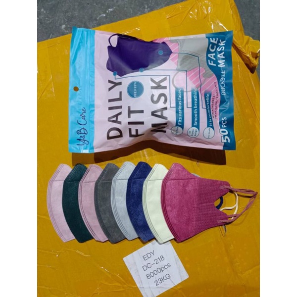 MASKER DUCKBILL WARNA WARNI MIX ATAU CAMPUR // MASKER DUCKBILL CAREION MAUSON ALKINDO/ DUCKBILL PUTI