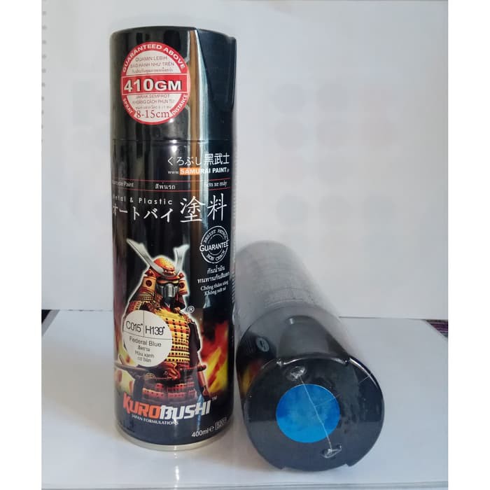 Samurai Paint H139 Federal Blue Biru Candy Honda Cat Semprot Aerosol