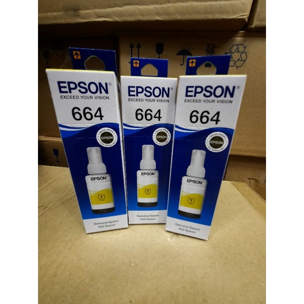 Tinta Epson 664 Black Cyan Magenta Yellow