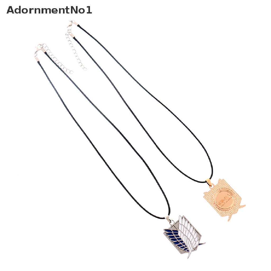 (AdornmentNo1) Kalung Rantai Dengan Liontin Sayap Attack On Titan Freedom Investigrasi