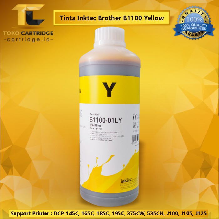 Tinta Refill Inktec B1100-01L Dye Base Brothr 1 Liter New