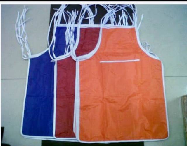 Apron / celemek masak dan cuci piring parasut