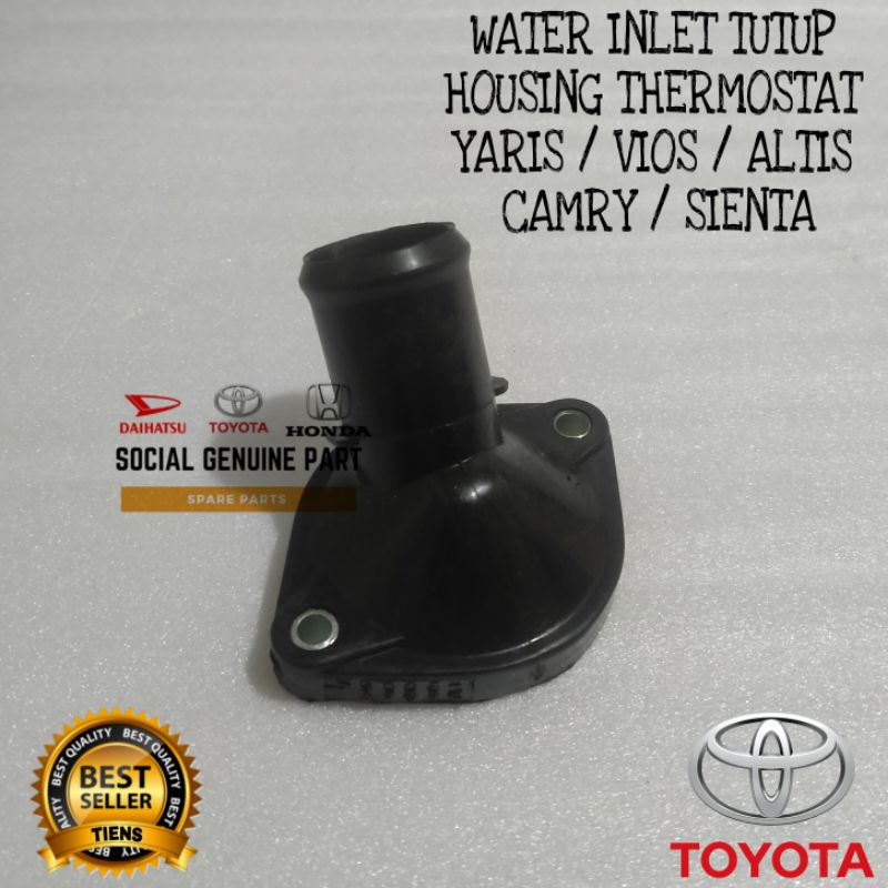 water Inlet intake tutup termostat Vios yaris Altis Camry sienta