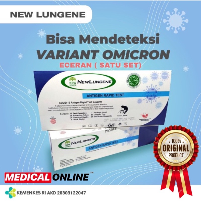 NEW LUNGENE IND ANTIGEN SWAB (ECERAN) DETEKSI OMICRON NEWLUNGENE CLUNGENE MEDICAL ONLINE MEDICALONLINE