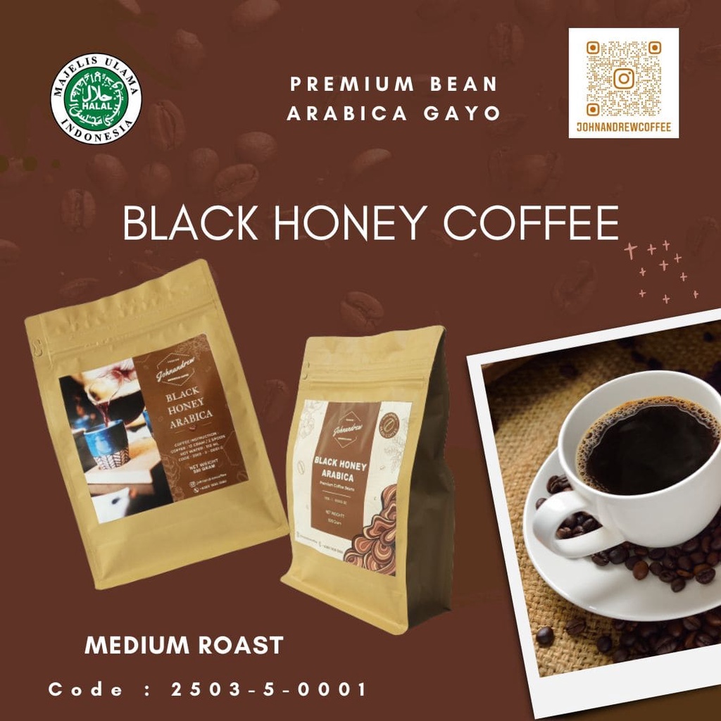 

Black Honey Arabica Kopi ( 500 Gram )