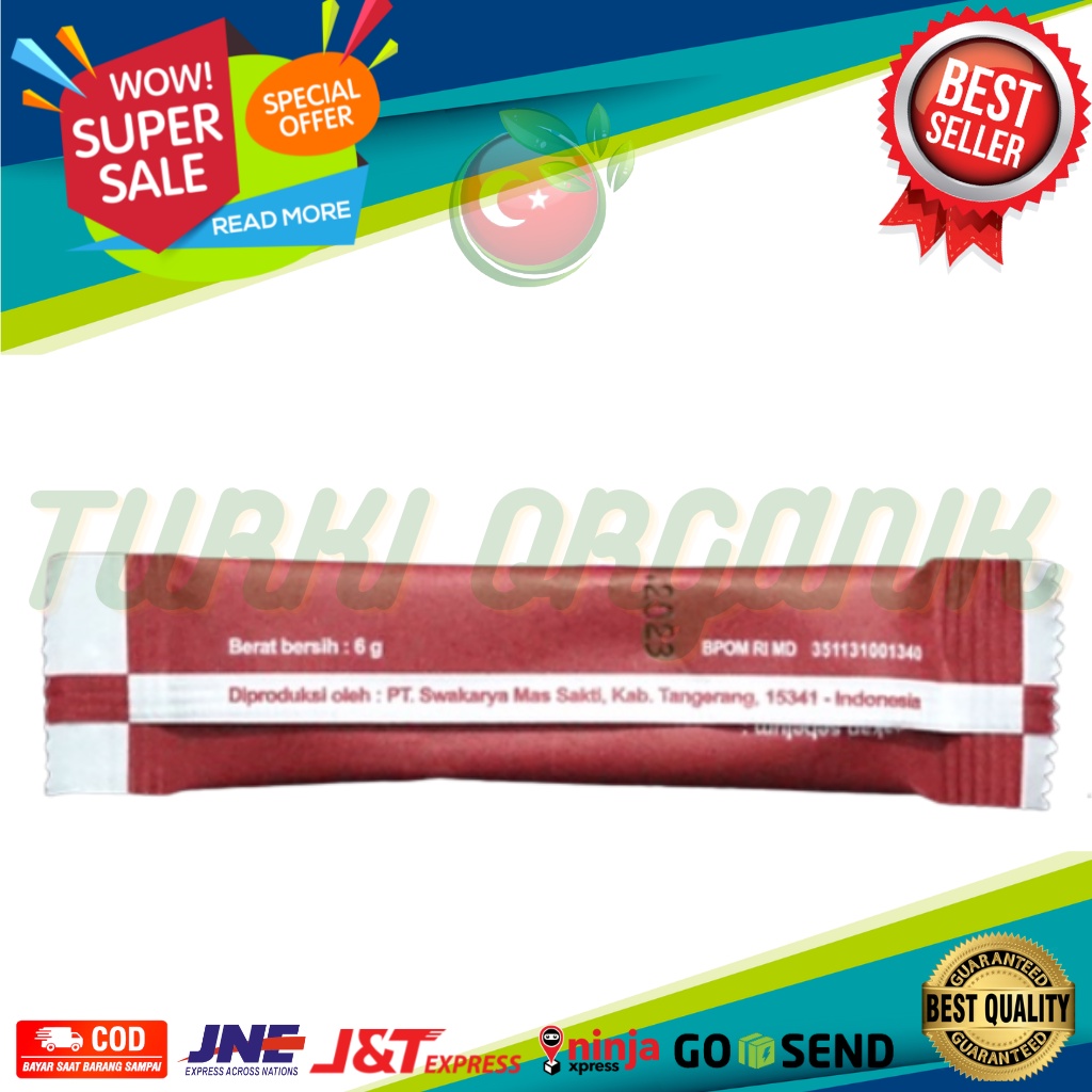 BROWN SUGAR / GULA MERAH / KEMASAN STICK TERMURAH KEMASAN SACHET TERSEDIA 125 PCS TERBARU / GULA SEMUT