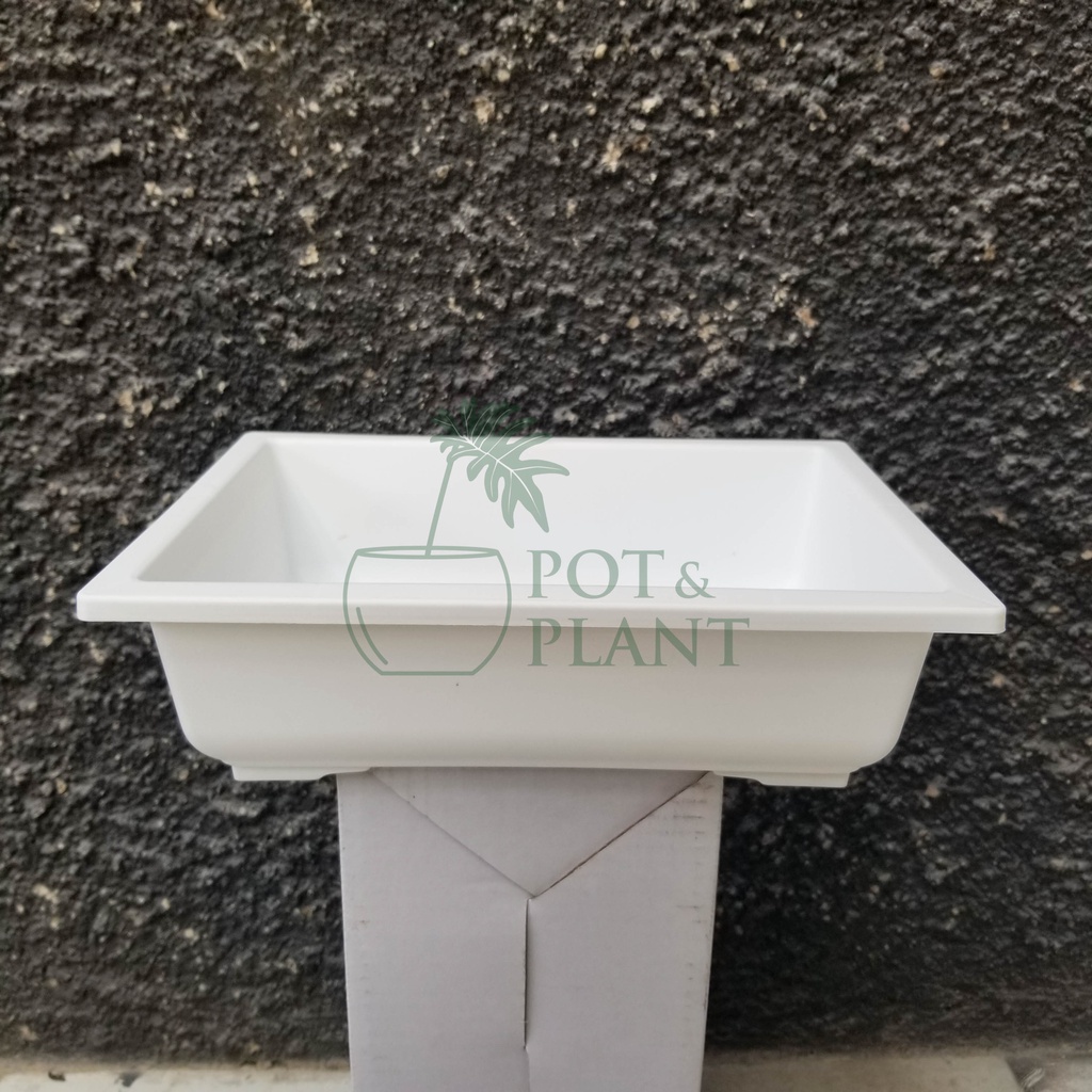 Pot Plastik Ceper NKT Bonsai 02 - PUTIH