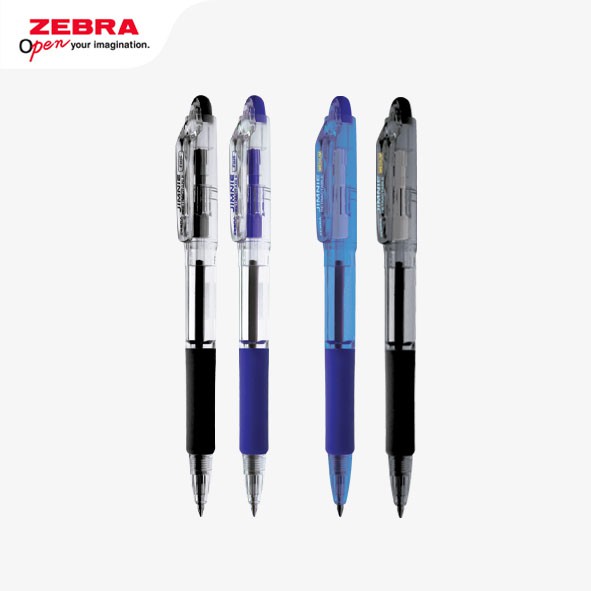 

ZEBRA Jimnie Pulpen Pena 0.7-1mm Retractable Ballpoint Pen Cushion Finger Grip