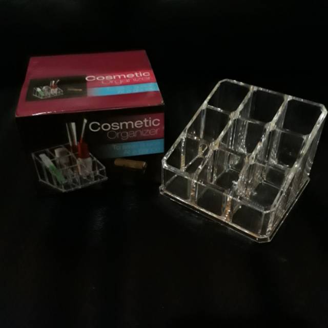 Cosmetik organizer/tempat lipstick/wadah kosmetik/wadah makeup/wadah acrylic/tempat penyimpanan