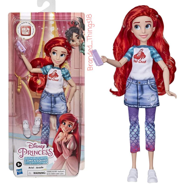 Disney Hasbro Princess Ariel Little Mermaid Boneka Putri Duyung Ralph Break Internet barbie mtm semi
