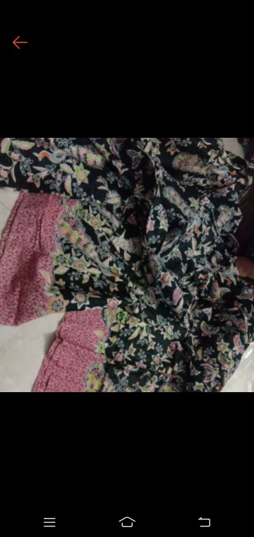 Batik Couple Keluarga Sania Ruffle Ori Ndoro Jowi Dnt Poenix