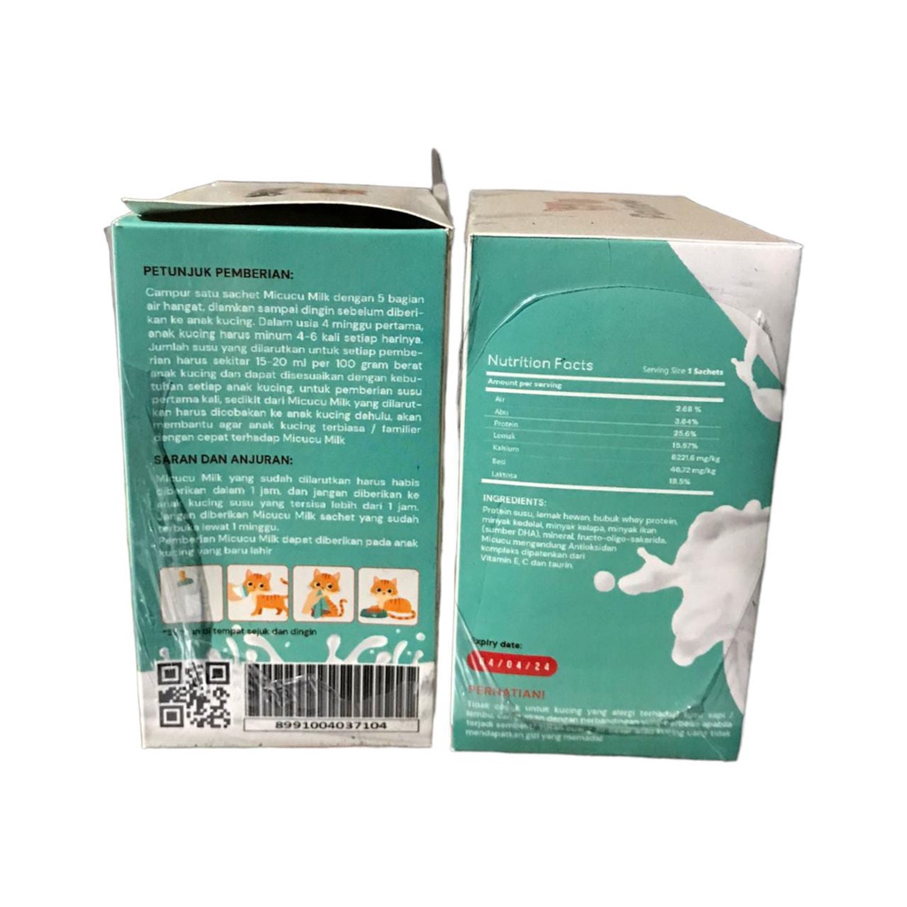 Micucu Palmeo Cat Milk Susu Untuk Kucing Bubuk / Sachet 20gr