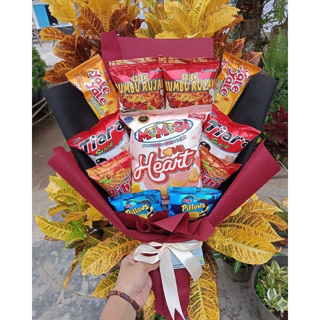 

BUKET SNACK / HADIAH BUKET / HADIAH SNACK BENTUK