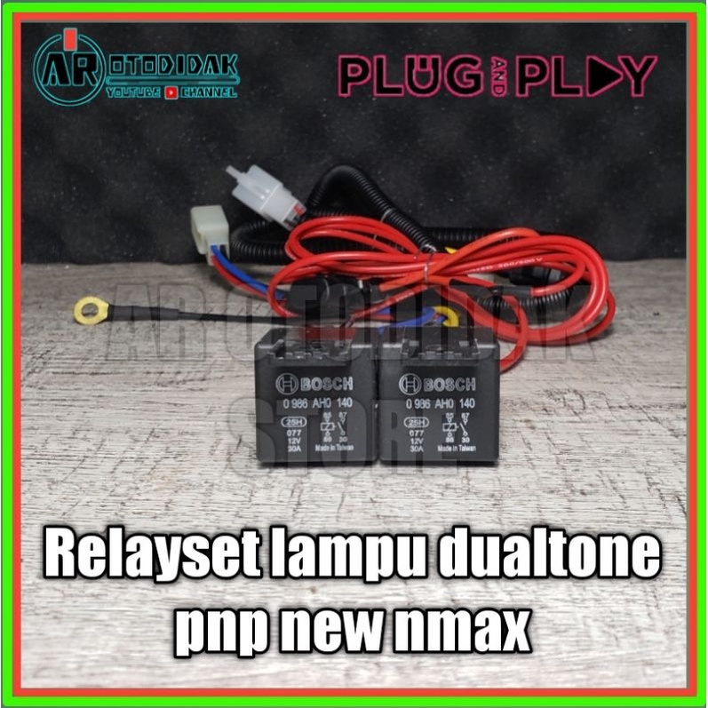 RELAY SET KLAKSON, LAMPU TEMBAK &amp; DUALTONE