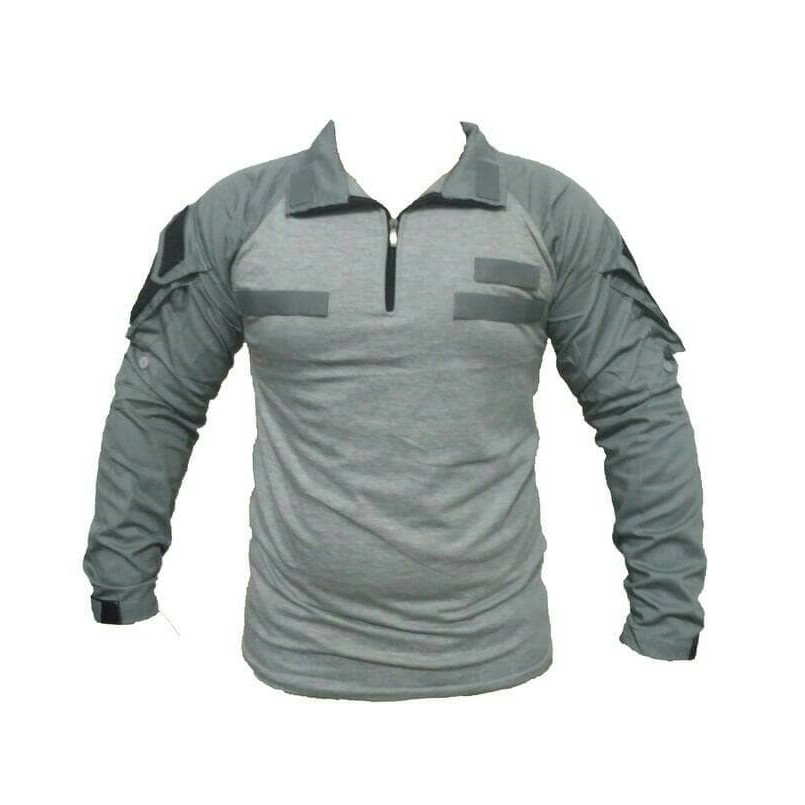 atasan pria kemeja A2I4 combat shirt abu/baju tactical. blackhawk/baju army/kaos pria