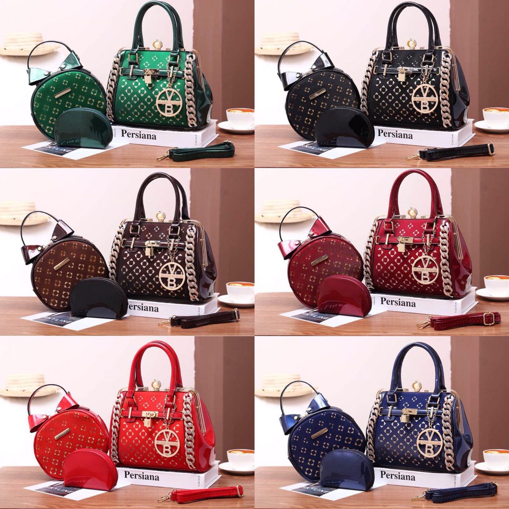 NEW ARRIVAL  VB Behel Rantai 8326-1# VIC HANDBAG MEWAH TAS WANITA TAS PESTA TAS BATAM TAS IMPORT