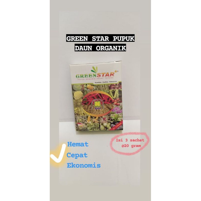 Pupuk Green Star Nasa