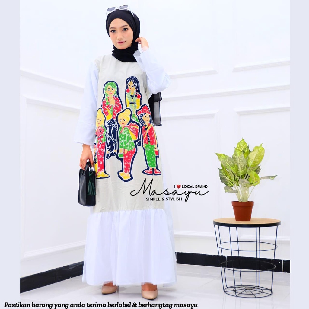 Gamis Maxi Batik by Butik Batik Solo Bahan Batik Katun kode GAMIS MAXI BATIK RAYA SERIES