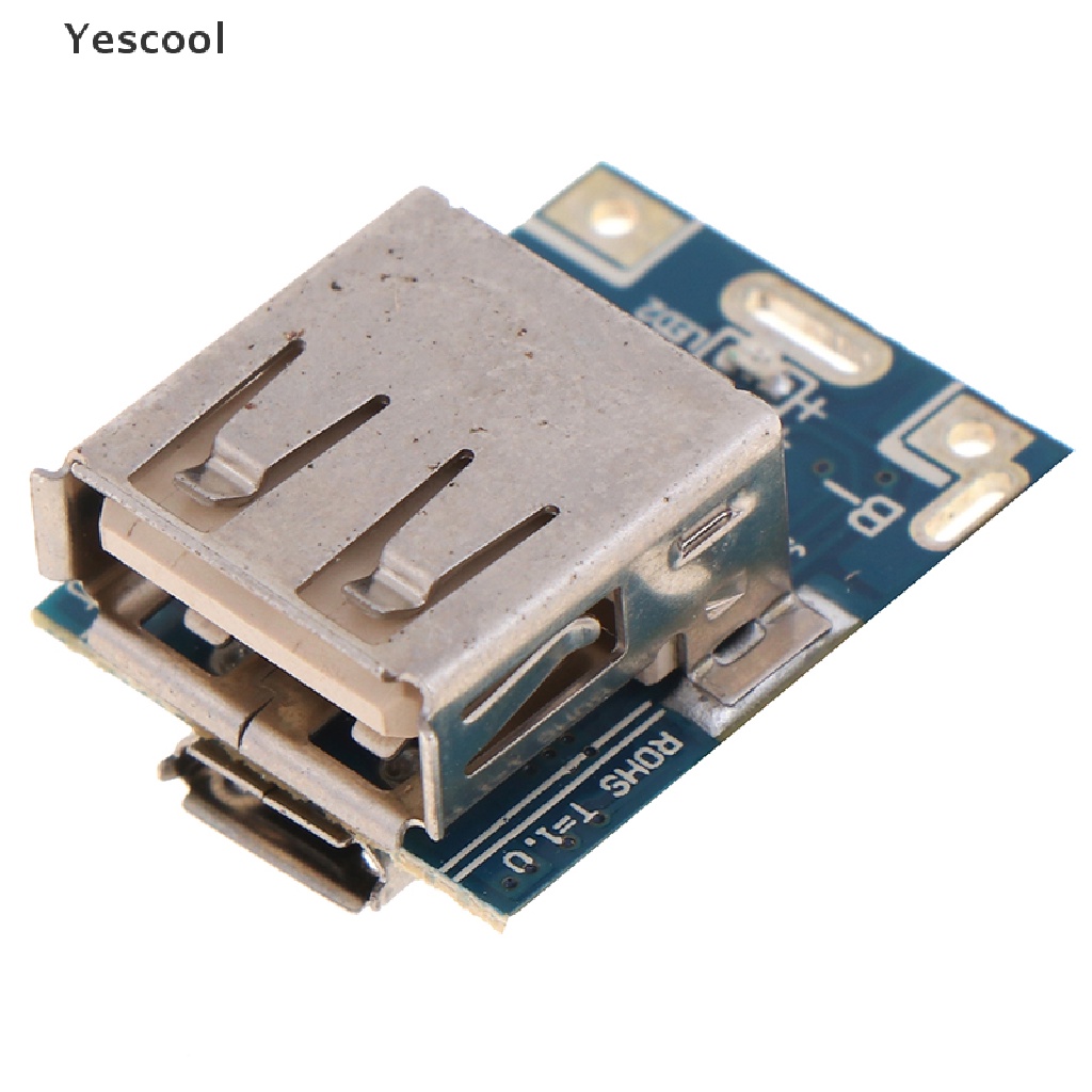 Yescool 1pc Papan Modul Charger Power Bank Micro USB 5V Lithium Li-ion 18650 DIY