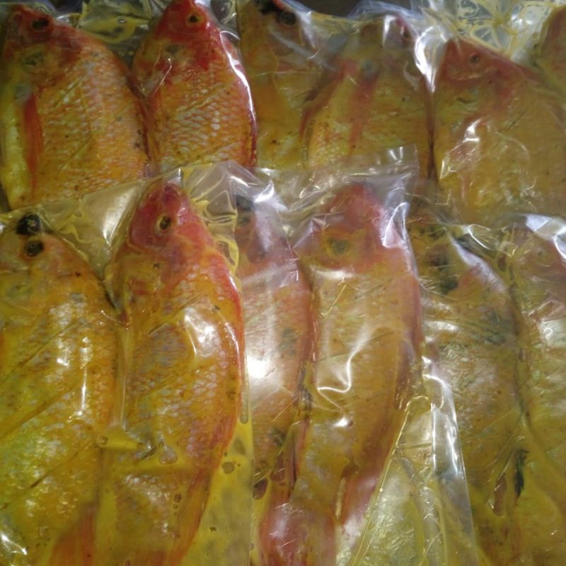 

Nila segar bumbu kuning siap goreng