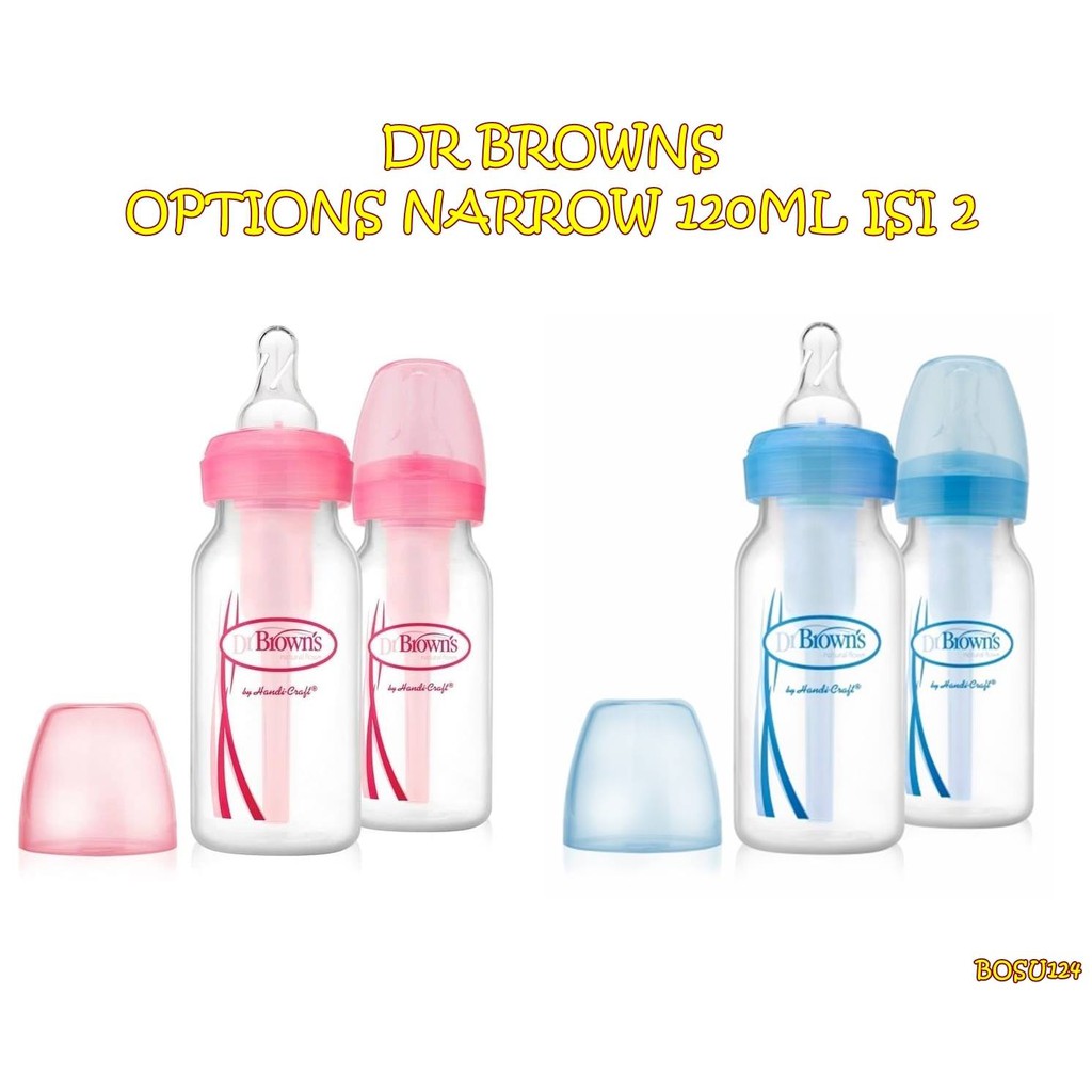 BOSU124 BOTOL SUSU DR BROWNS OPTIONS NARROW 120ML ISI 2