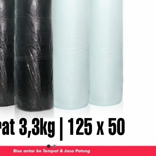 

✦ Bubble Wrap No Brand 125 cm x 50 Meter 3,1 kg - Hitam, 2,7 kg ☝