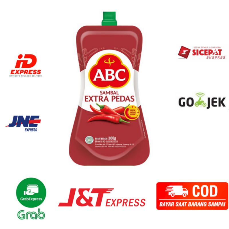 

Abc Sambal Extra Pedas Pouch 380gr