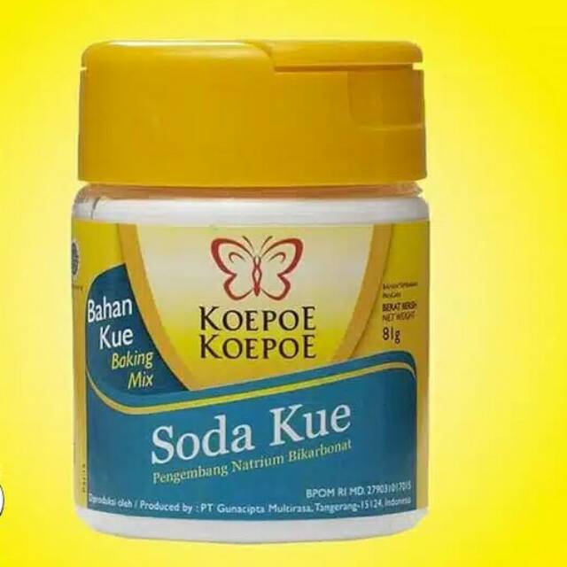 

Koepoe Koepoe Soda Kue Baking Soda Pengembang Kue Natrium Bikarbonat 81gr Soda Kue Koepoe Koepoe