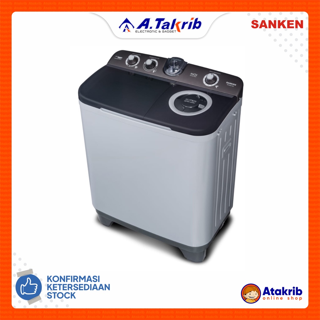 SANKEN SEMI AUTO 2 TB TW-9927AS 7,5KG