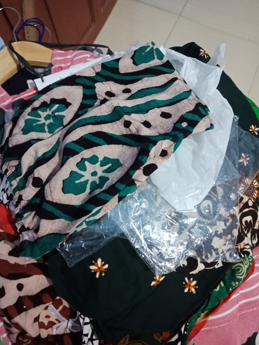 Setelan Anak/baju Tidur/baju Santai/baju Harian Anak/batik Anak/babydoll/stelan Usia 2 - 3,5 Tahun