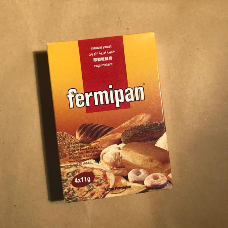 

Fermipan Instant Yeast Sachet 11gr x 4 - Ragi Instan