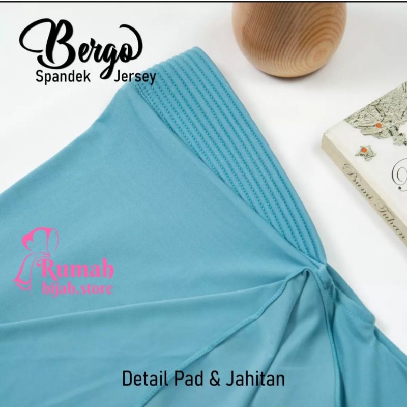 Jilbab Bergo Hamidah Jersey | Bergo Sport Jersey Premium/hijab instan jersey/hijab bergo/bergo hamidah/jilbab polos-3