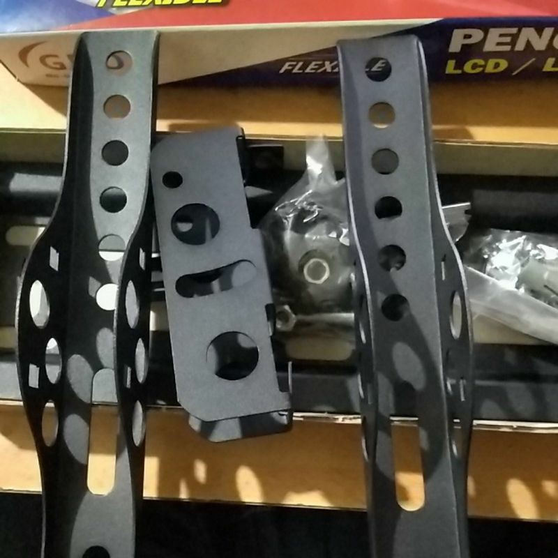 breket / briket / bracket LCD, LED, PDP atau bracket TV 10-32 inch Bracket Flexible dan NonFlexible