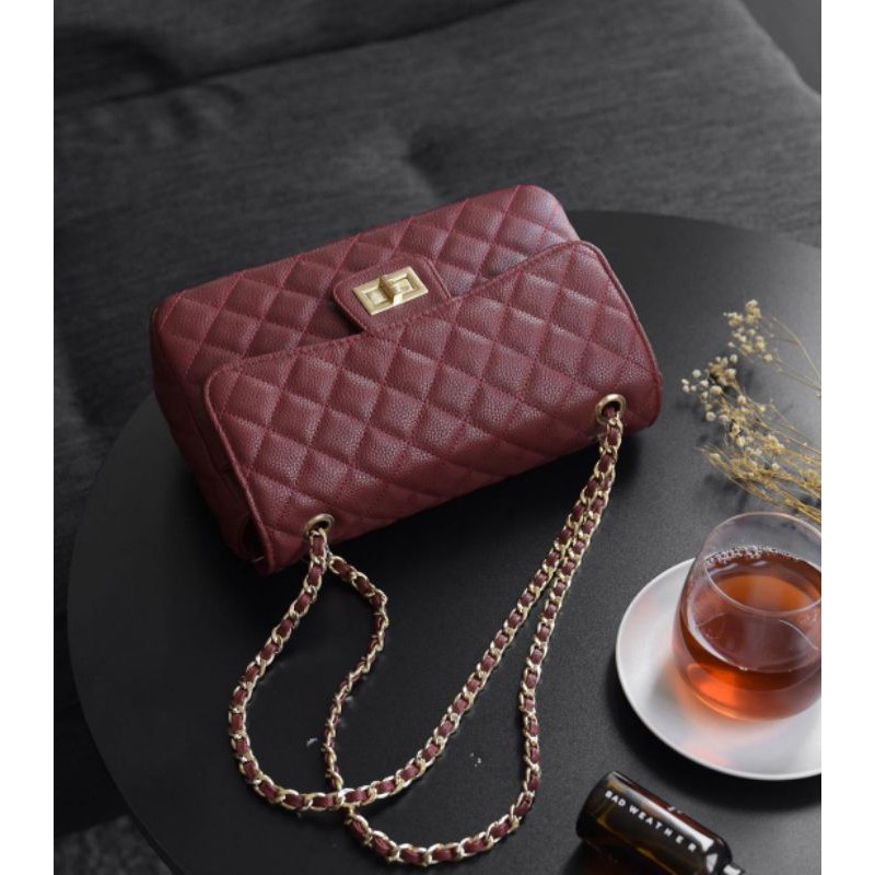 Tas BOSTON CLASSIC MAROON BY LOCAL.ID