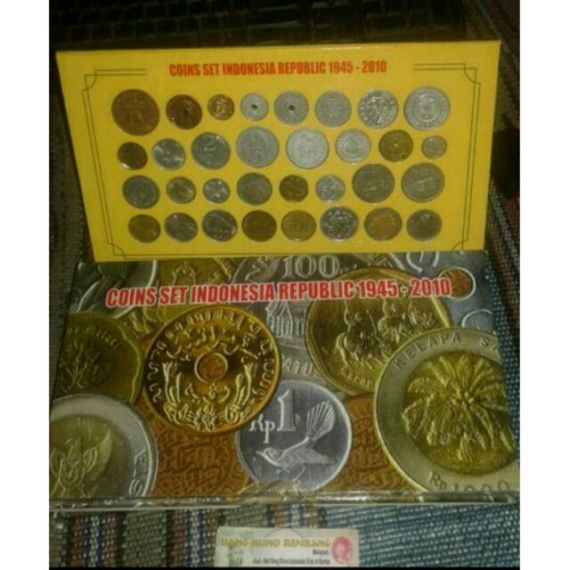 set koin uang indonesia thn 1945 - 2010 dalam folder