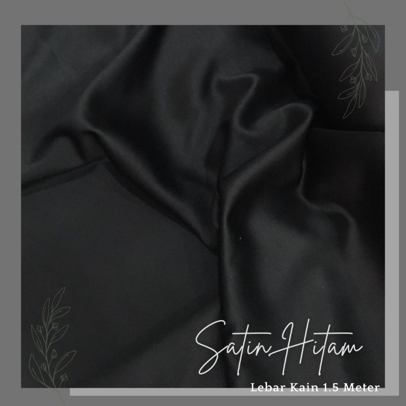 Dasar Kain Satin Velvet Background Backdrop Foto Studio Warna Hitam
