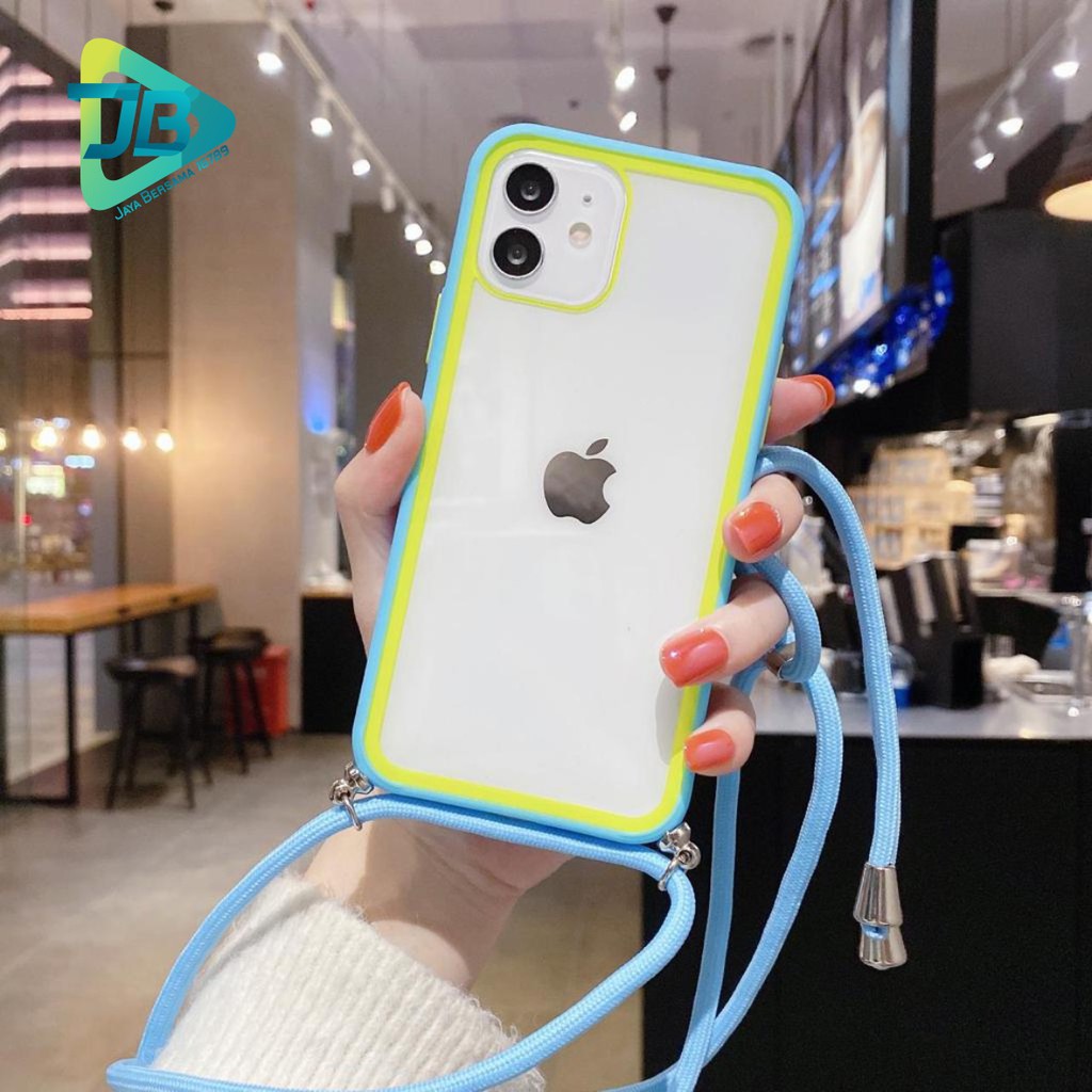 SOFTCASE SLINGCASE LANYARD TALI AURORA XIAOMI REDMI NOTE 8 9 9S 10 MI CC9 10 PRO 9T JB2596