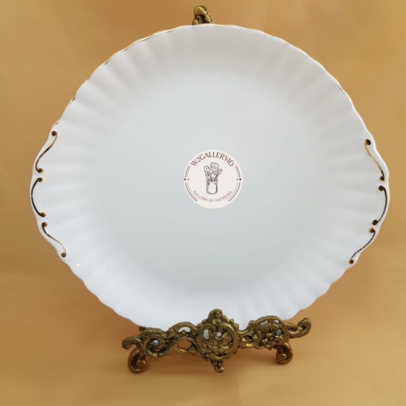 Cake plate val d'or by royal albert/piring kue kecil  keramik mewah/piring saji royal albert england