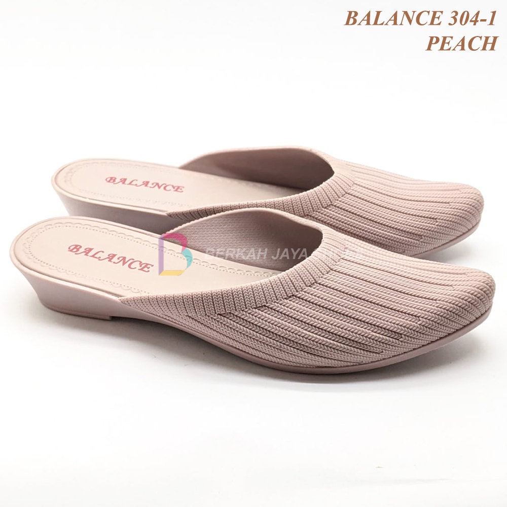 Sepatu Sandal Balance 304 - Sepatu Sandal Wanita Import Premium - Sepatu Sandal Wedges Karet Jelly