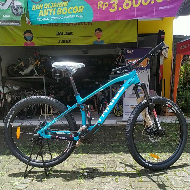 Sepeda MTB 27,5 Thrill Fervent 3.5 TOSCA WHITE + GARANSI RESMI