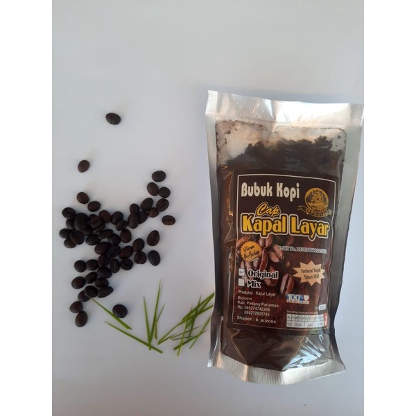 

Kopi Cap Kapal Layar kemasan standing