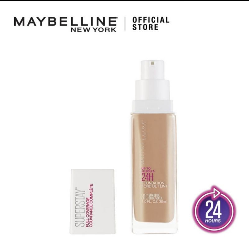 Maybelline superstay 24h foundation 310 130 220 320 sun beagie