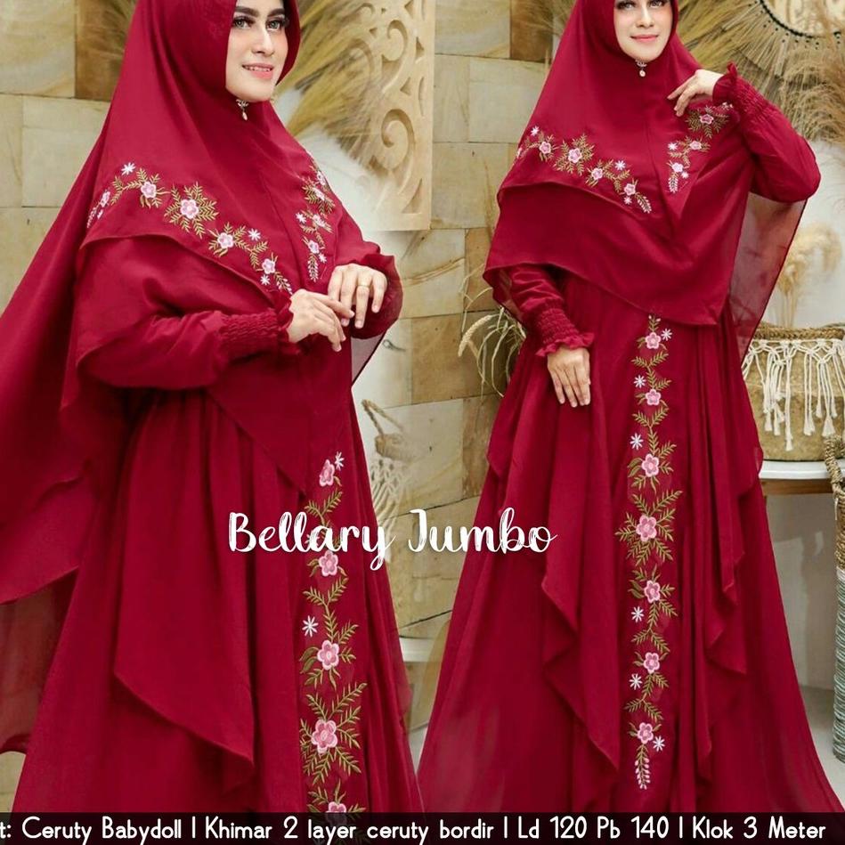 (ATC) BELLARY SYARII JUMBO LD 120cm BY MMC/GAMIS JUMBO/BAJU MUSLIM JUMBO/BUSANA MUSLIM JUMBO/BAJU SY