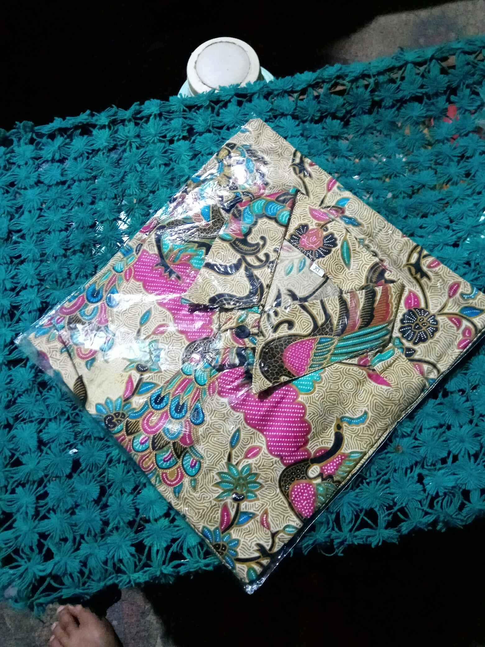 Bswart Batik Hrb026 Kenongo Hem Pendek Padi Pekalongan M L Xl Batik Pria Murah Modern Grosir