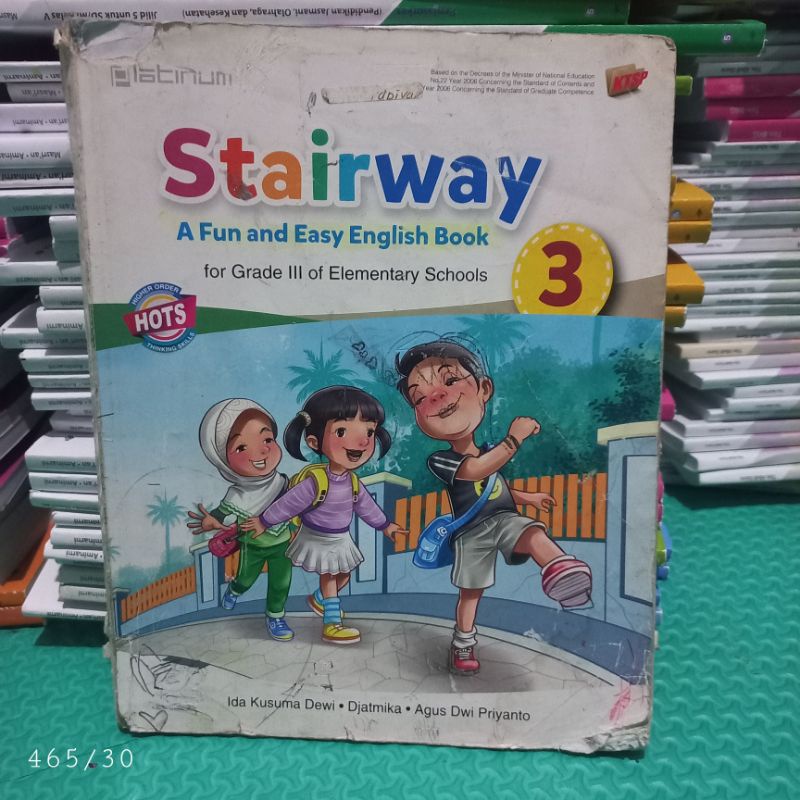 BUKU BEKAS STAIRWAY SD KELAS 3,4,5,dan 6platinum