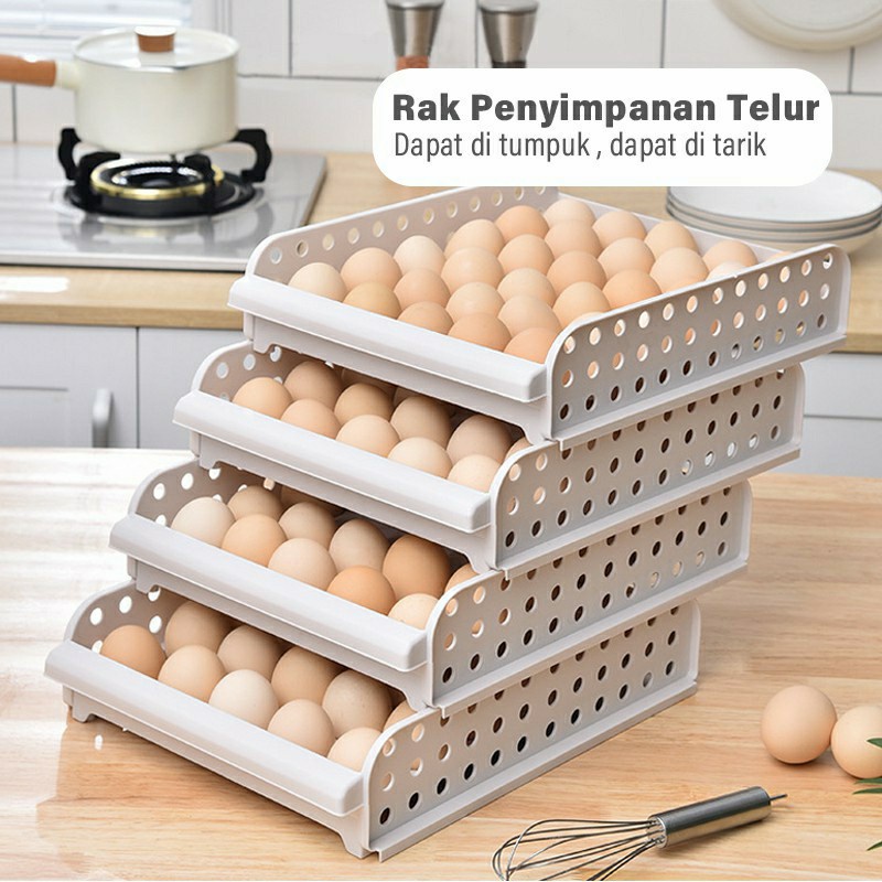 Rak Penyimpanan Telur 2 Susun