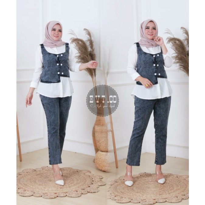 Set Rompi Jeans EVT.CO