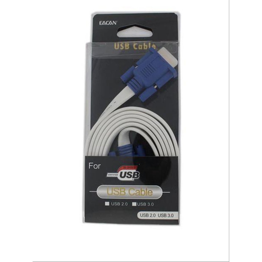 Kabel Flat VGA Gold 1.5M Eacan