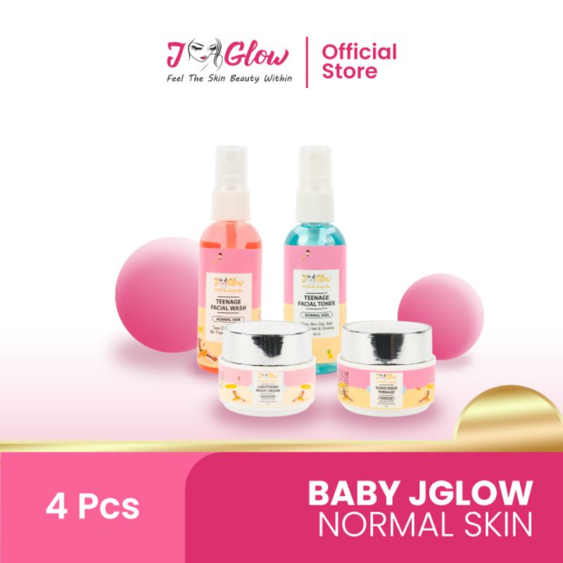Jglow Skincare Paket Baby J glow Normal Skin Cream Perawatan Paket Kecantikan Bpom New Original